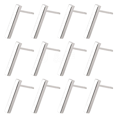 304 Stainless Steel Stud Earring Findings STAS-G224-21S-02-1