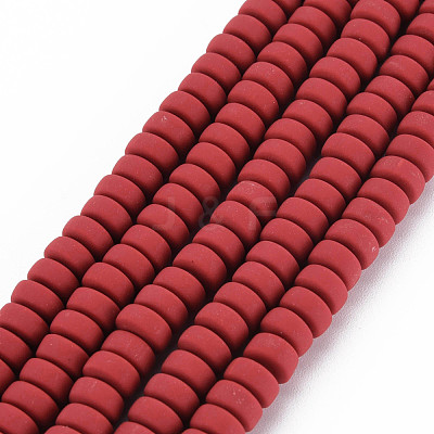 Handmade Polymer Clay Beads Strands CLAY-N008-22-1