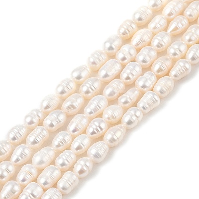 Natural Cultured Freshwater Pearl Beads Strands PEAR-I007-01B-02B-02-1