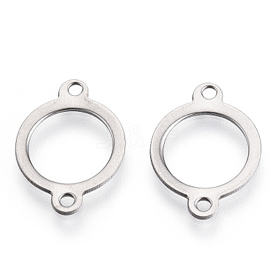 Tarnish Resistant 201 Stainless Steel Links connectors STAS-S076-15-1