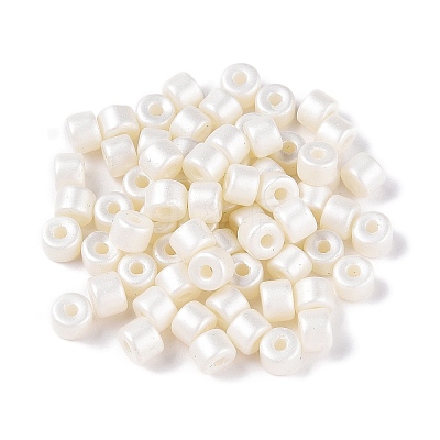Baking Paint Pearlized Glass Seed Beads SEED-T008-03A-1