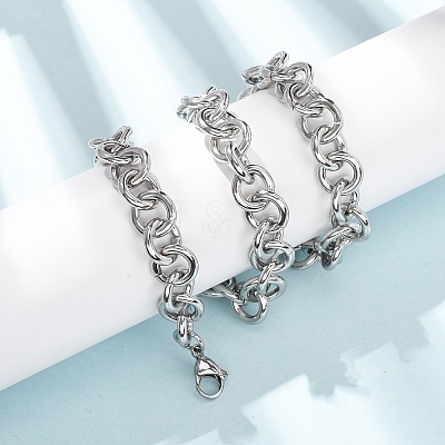 11.5MM 304 Stainless Steel Ring Link Chain Necklaces SA-CBA4160-19P-1