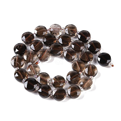 Natural Smoky Quartz Beads Strands G-N342-11-1