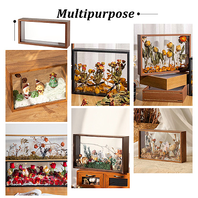 Rectangle Wooden Presentation Boxes CON-WH0095-30B-1
