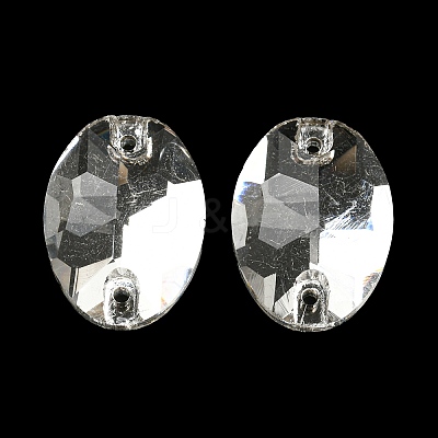 Glass Connector Charms GLAA-A006-17B-1