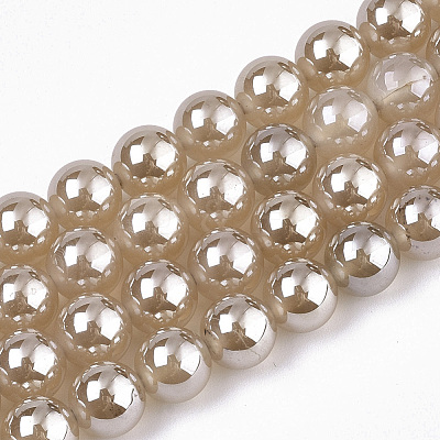 Natural Dyed Agate Beads Strands G-N326-12B-01-1