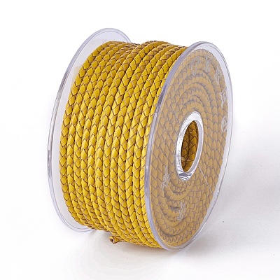 Braided Cowhide Cord WL-I004-3mm-D-10-1