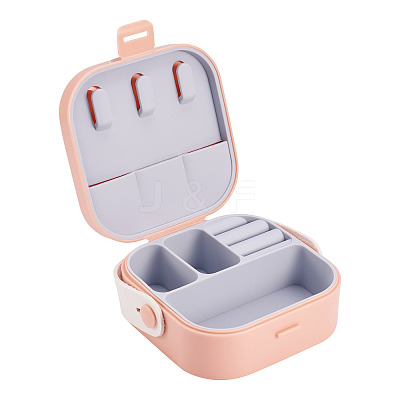 Square PU Leather & PP & Silicone Jewelry Set Box AJEW-TAC0014-13C-1
