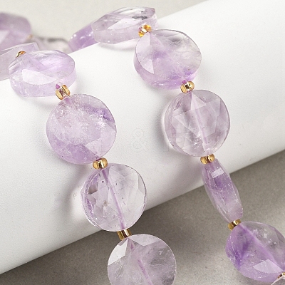 Natural Ametrine Beads Strands G-C116-A163-03-1