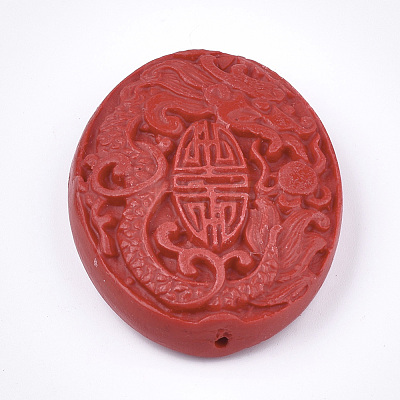 Cinnabar Beads X-CARL-T001-06-1