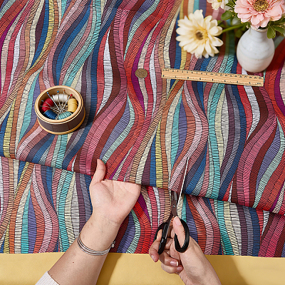 2 Yards Polyester Fabric DIY-WH0061-072-1