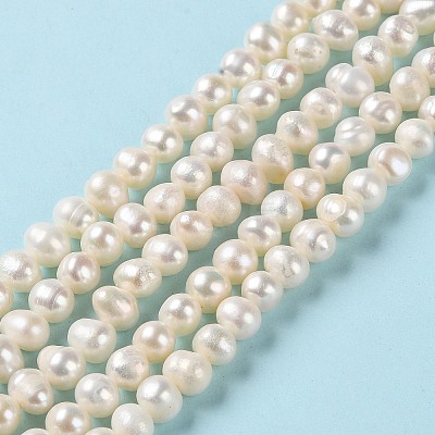 Natural Cultured Freshwater Pearl Beads Strands PEAR-E018-72-1