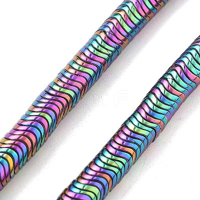 Electroplated Synthetic Non-magnetic Hematite Beads Strands G-B132-A01-01C-1