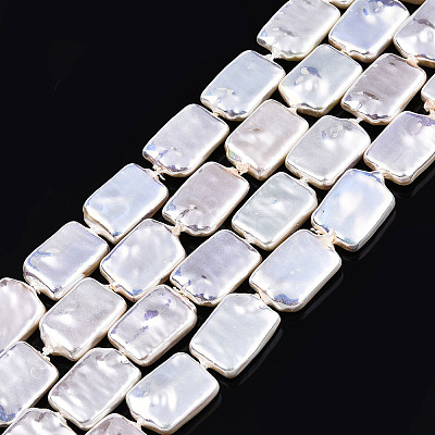 ABS Plastic Imitation Pearl Beads Strands KY-N015-07-A05-1
