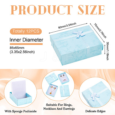 Cardboard Jewelry Set Boxes CON-TAC0006-06B-1