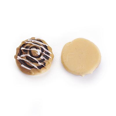 Breads Theme Resin Cabochons CRES-X0010-09-1