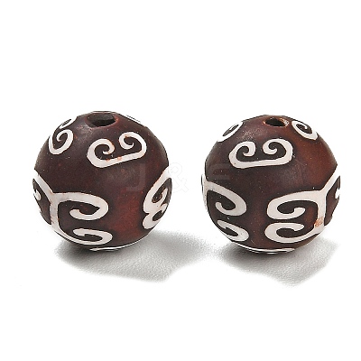 Tibetan Style dZi Beads TDZI-R002-03A-1