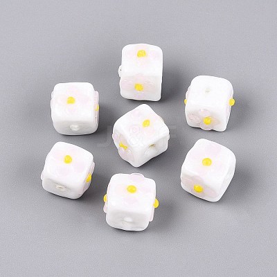 Handmade Bumpy Lampwork Beads LAMP-Q039-14A-1