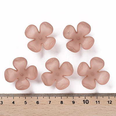 Frosted Acrylic Bead Caps MACR-S371-06A-763-1