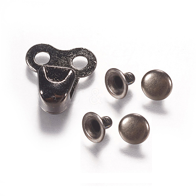 Alloy Boot Lace Hooks For Climbing and Outdoor Shoes PALLOY-WH0024-02B-1