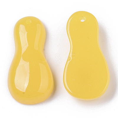 Resin Pendants RESI-S387-009-1