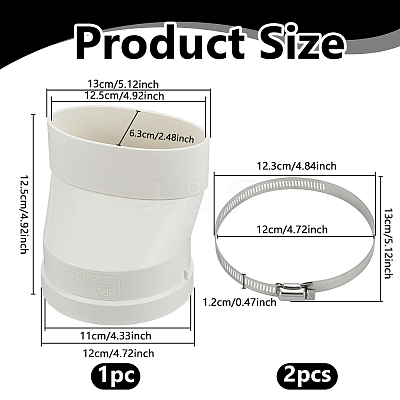 PVC Pipe Connectors AJEW-WH0752-608-1