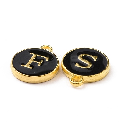 Alloy Enamel Charms ENAM-S118-02-G-1