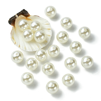 ABS Plastic Imitation Pearl Round Beads MACR-YW0002-16mm-82-1