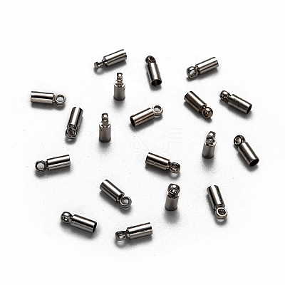 Brass Cord Ends KK-H731-B-NF-1