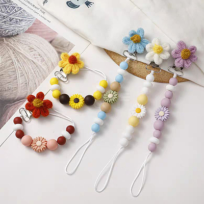 25Pcs 25 Styles Food Grade Eco-Friendly Silicone Focal Beads SIL-DC0001-74-1