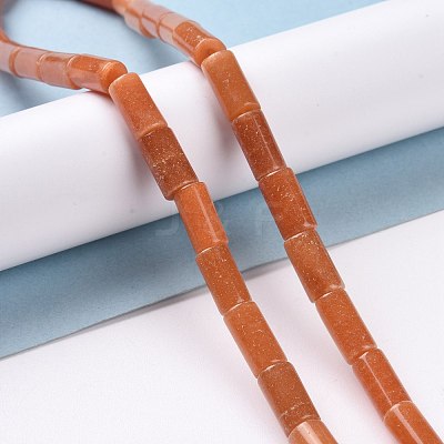Natural Red Aventurine Beads Strands X-G-P469-17-1