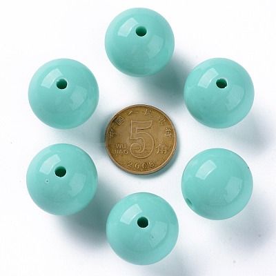 Opaque Acrylic Beads MACR-S370-C20mm-SS2107-1