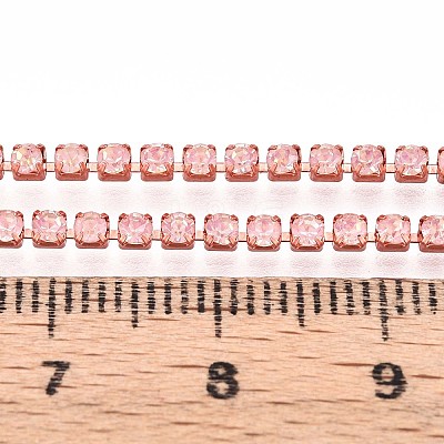 Iron Rhinestone Cup Chains CH-T006-05B-08-1