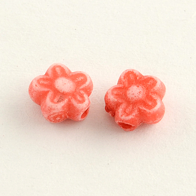 Craft Style Colorful Acrylic Beads X-MACR-Q157-M24-1