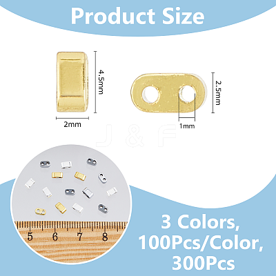 300Pcs 3 Colors Electroplated Non-magnetic Synthetic Hematite Bead G-DC0001-44-1