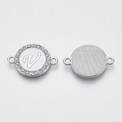 Alloy Enamel Links Connectors ENAM-TAC0003-01S-04V-1