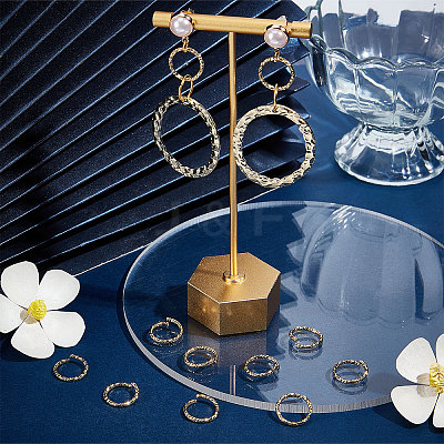 30Pcs Brass Open Jump Rings KK-BBC0004-38-1