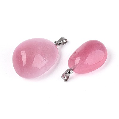 Cat Eye Pendants G-N360-07P-02-1