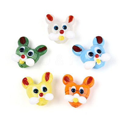 Handmade Lampwork Beads LAMP-N034-08-1