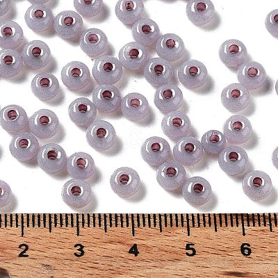 Imitation Jade 3/0 Glass Seed Beads SEED-Z001-A-A03-1