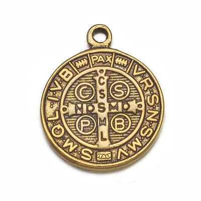 Tibetan Style Alloy Pendants TIBEB-A9489-AG-LF-1