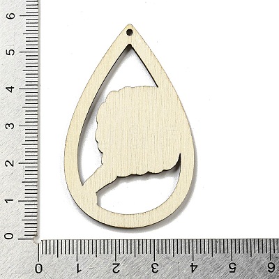 Wood Pendants WOOD-M012-02E-1