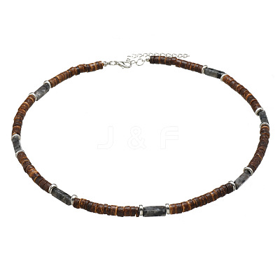 Surfer Style Coconut Shell Necklace for Hipster Couples Jewelry. LS-LY8215-2-1
