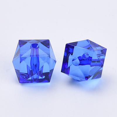 Transparent Acrylic Beads X-TACR-Q259-8mm-V44-1