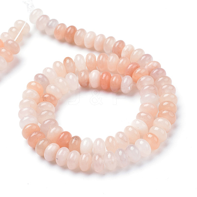 Natural Pink Aventurine Bead Strands X-G-R408-5x8-08-1