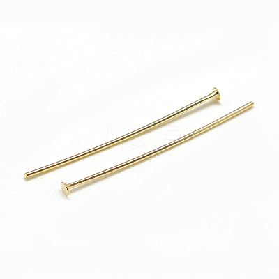 Brass Flat Head Pins KK-T032-093G-1