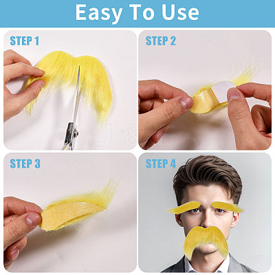 2Pcs 2 Colors Polyester Hair Bands AJEW-CA0004-94-1