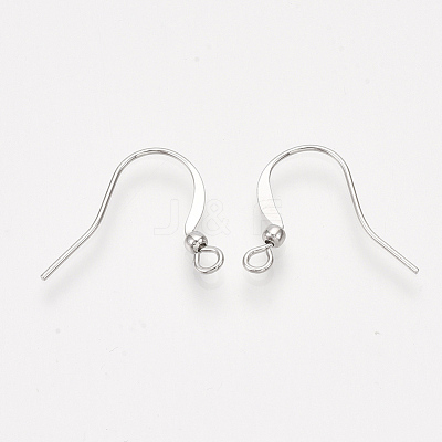 Brass French Earring Hooks KK-S348-408-1
