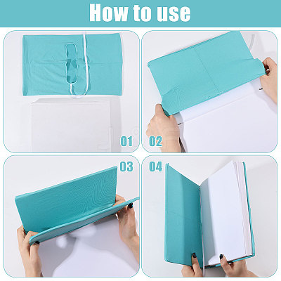 Polyester Book Cover OFST-WH0004-144L-1