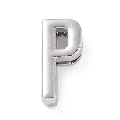 Alloy Letter Slide Charms FIND-A023-17P-1